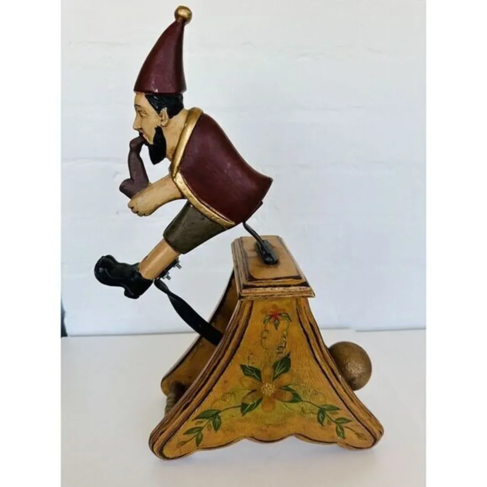 Vintage Wooden Elf Balance Carve See Photos. Pre-own‎